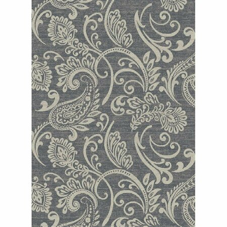 MAYBERRY RUG 5 ft. 3 in. x 7 ft. 3 in. Galleria Gabrielle Area Rug, Gray GAL7136 5X8